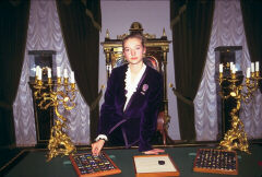 portrait of a sexy bison head